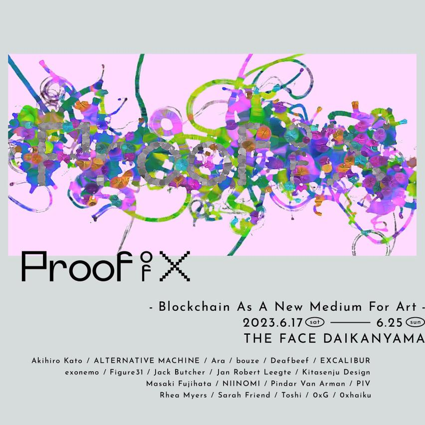 Speaking at Proof of X Exhibition